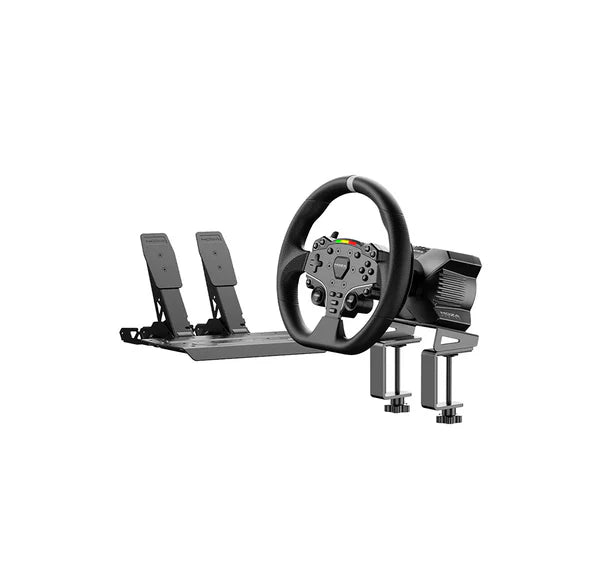 MOZA R3 sim racing bundle for PC — entry-level direct-drive wheelbase with wheel and pedals