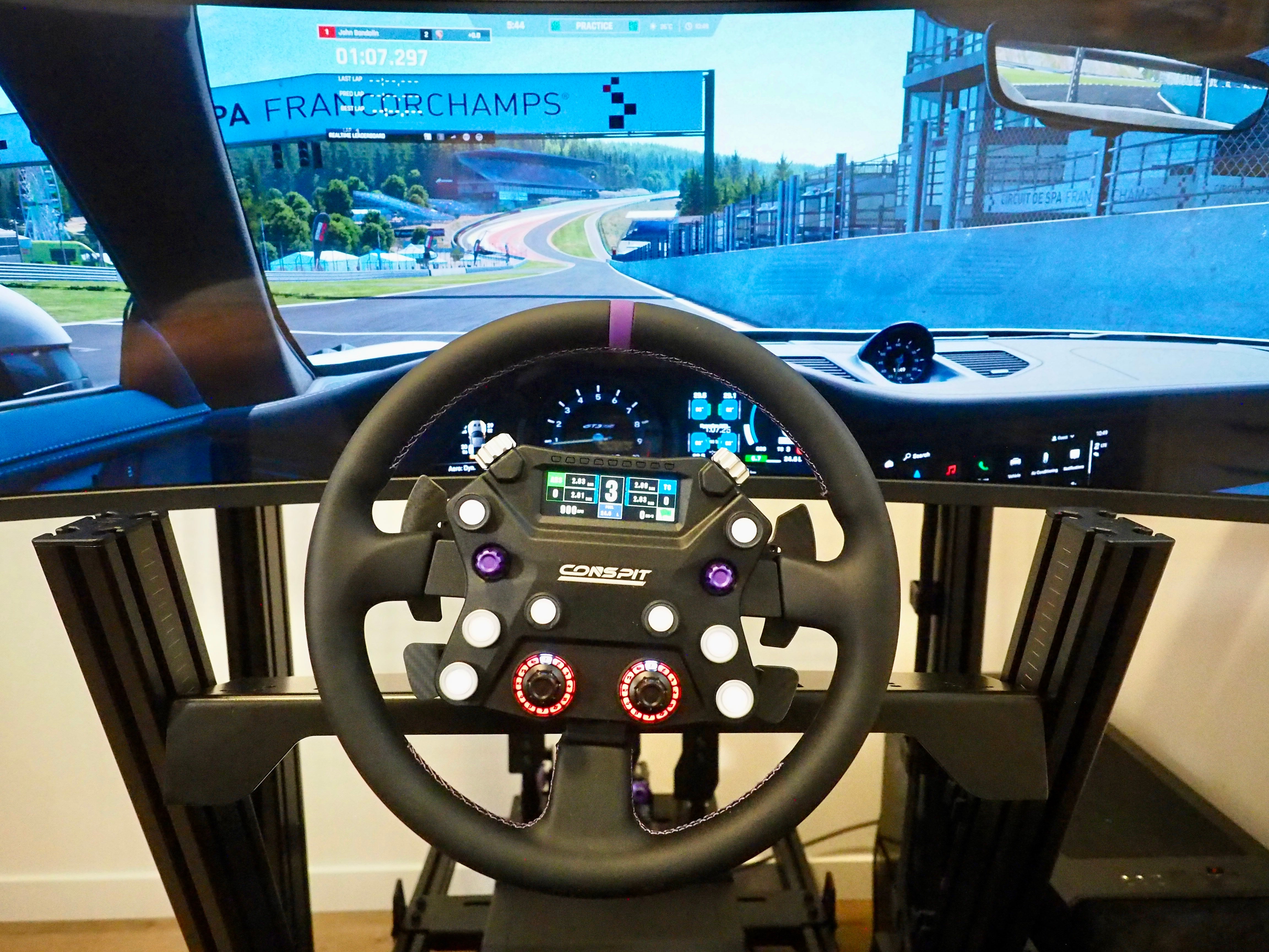 Full Push Apex Series turnkey sim racing rig — complete direct-drive setup ready to race