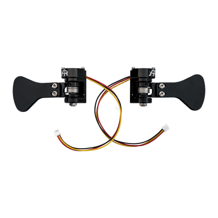 Ascher Racing clutch paddles for sim racing steering wheel — bite-point clutch system