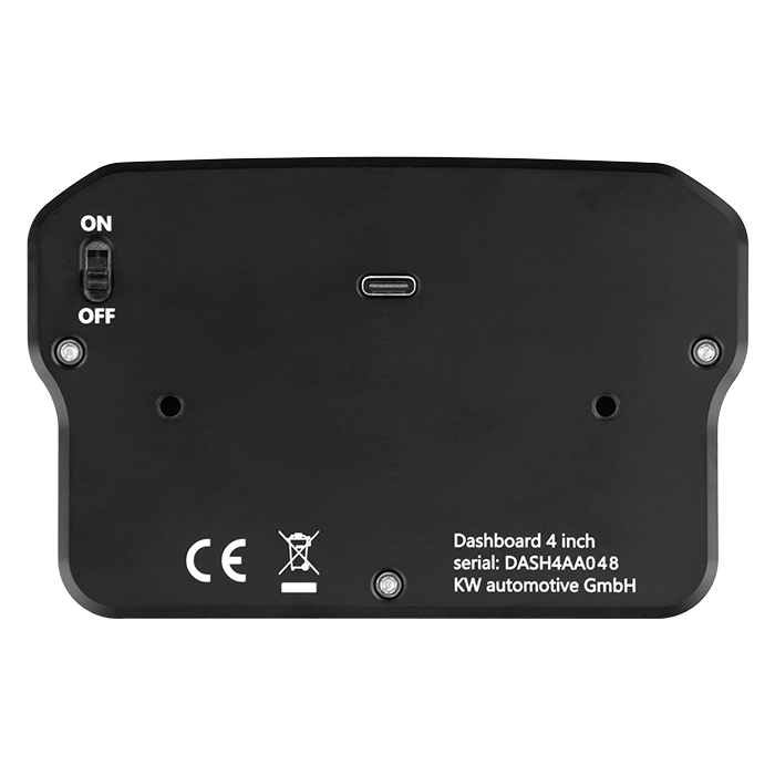 Ascher Racing 4 and 5 inch sim racing dashboards — compact telemetry display