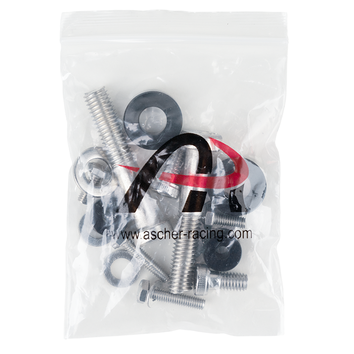 Ascher Racing 4 and 5 inch sim racing dashboards — compact telemetry display