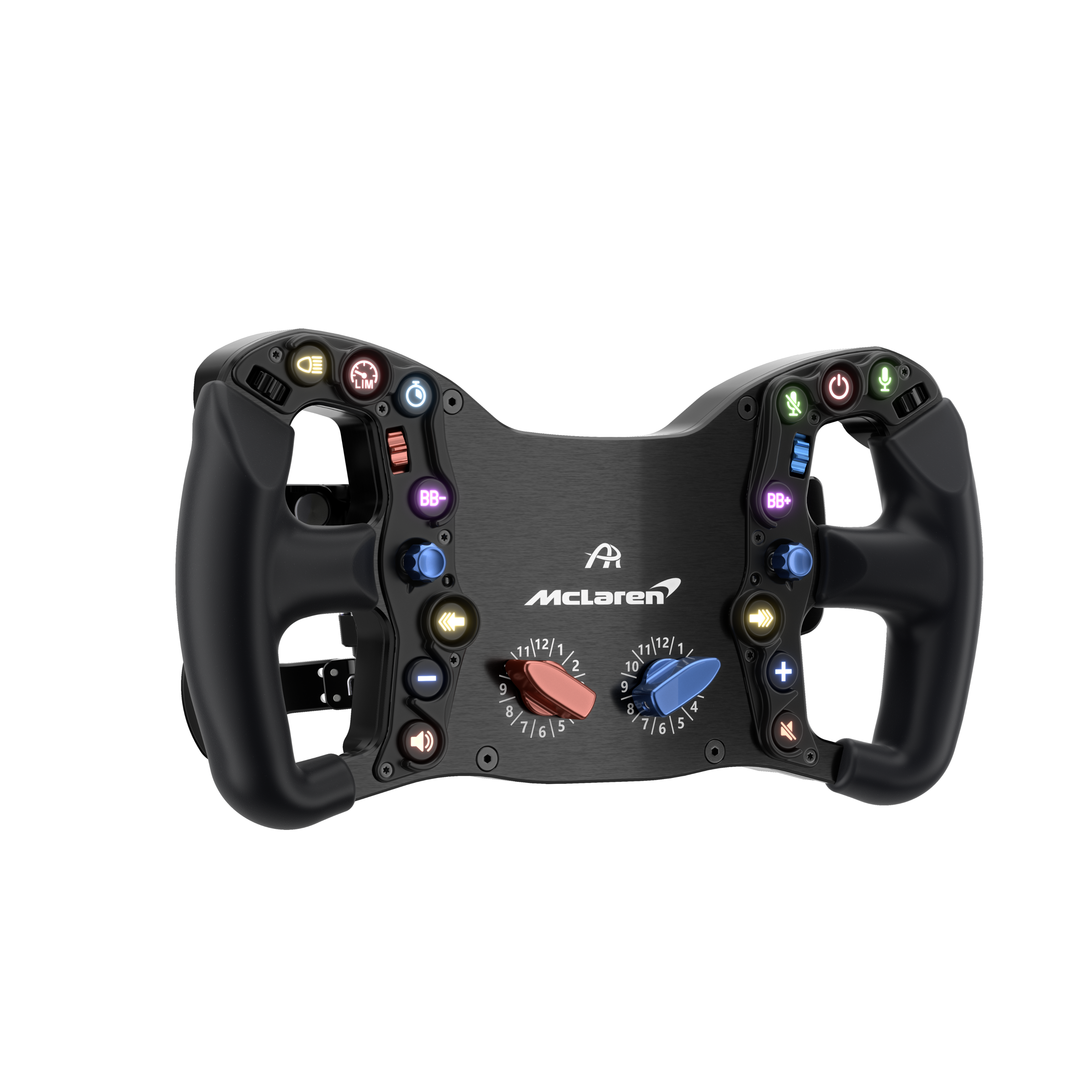 Ascher Racing McLaren Artura Pro sim racing steering wheel — licensed McLaren GT design