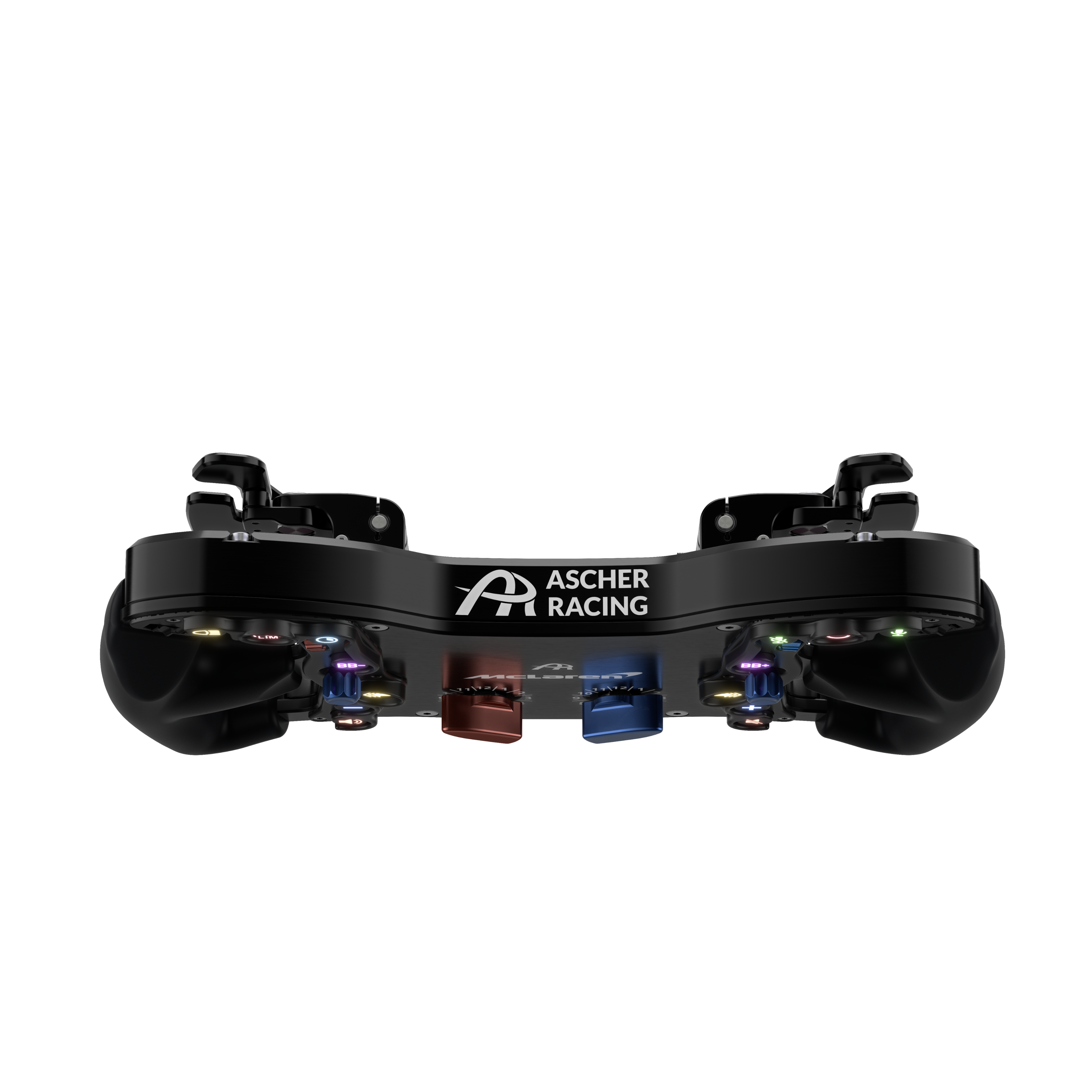 Ascher Racing McLaren Artura Pro sim racing steering wheel — licensed McLaren GT design
