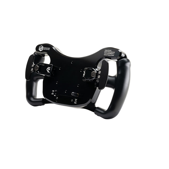 Ascher Racing F28-SC V2 sim racing steering wheel — SimuCube compatible 28-input wheel