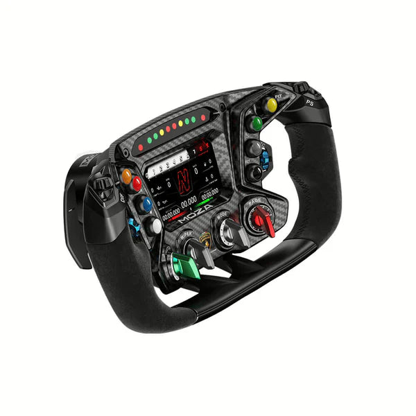MOZA Essenza SCV12 sim racing steering wheel — carbon fiber ultra-lightweight design