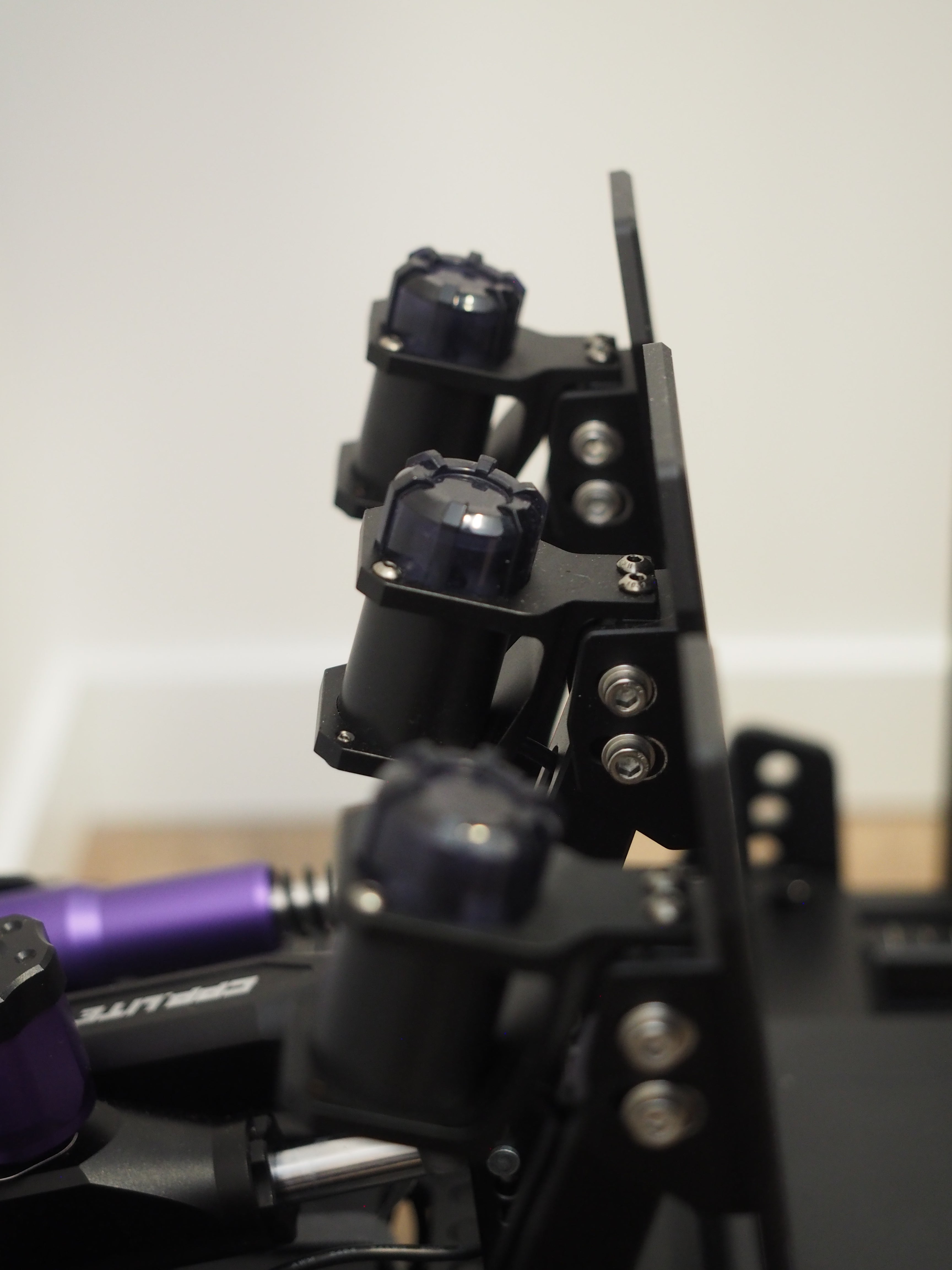 Full Push Podium Build complete direct-drive sim racing rig — Calgary assembled