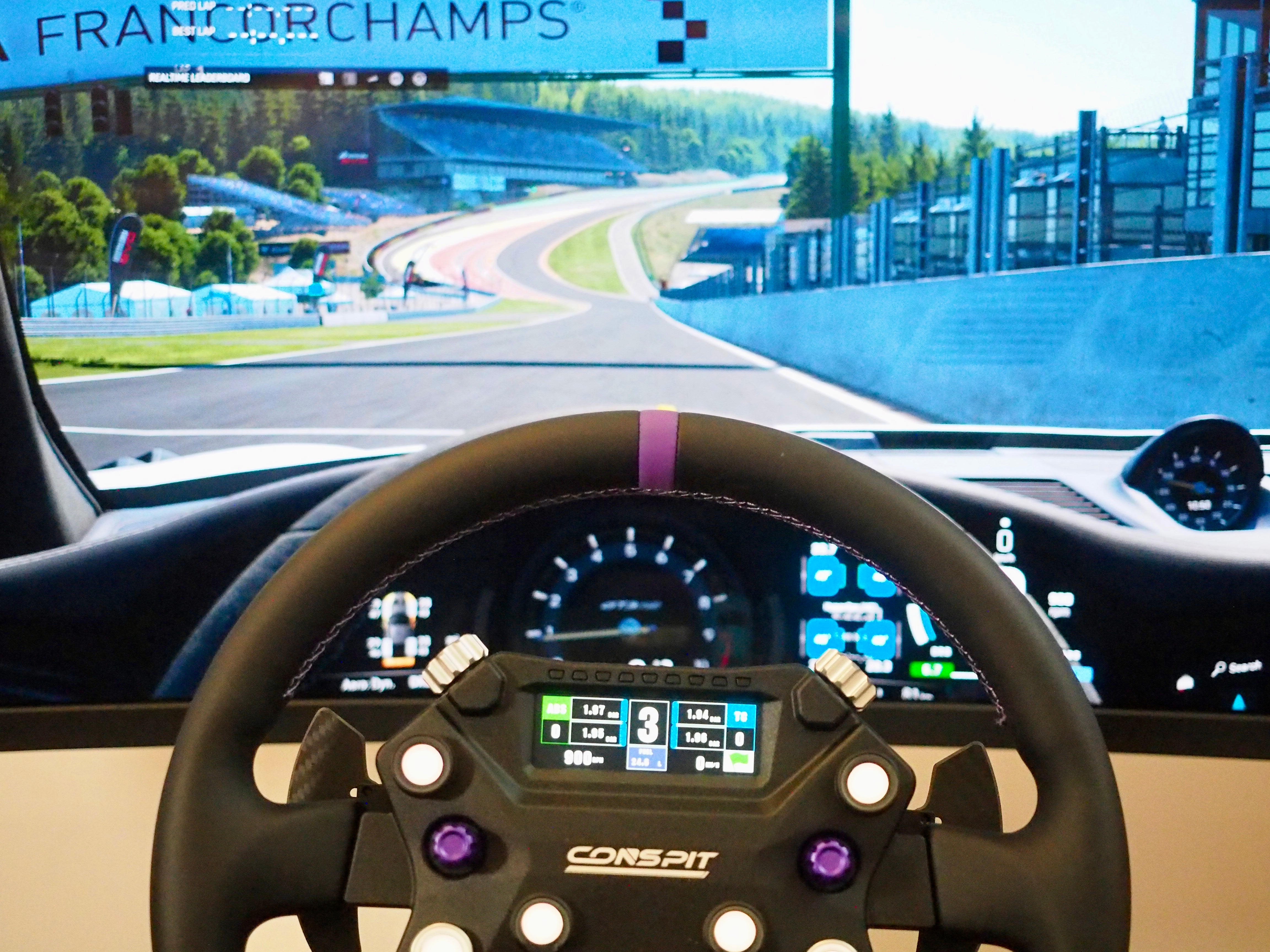 Full Push Apex Series turnkey sim racing rig — complete direct-drive setup ready to race