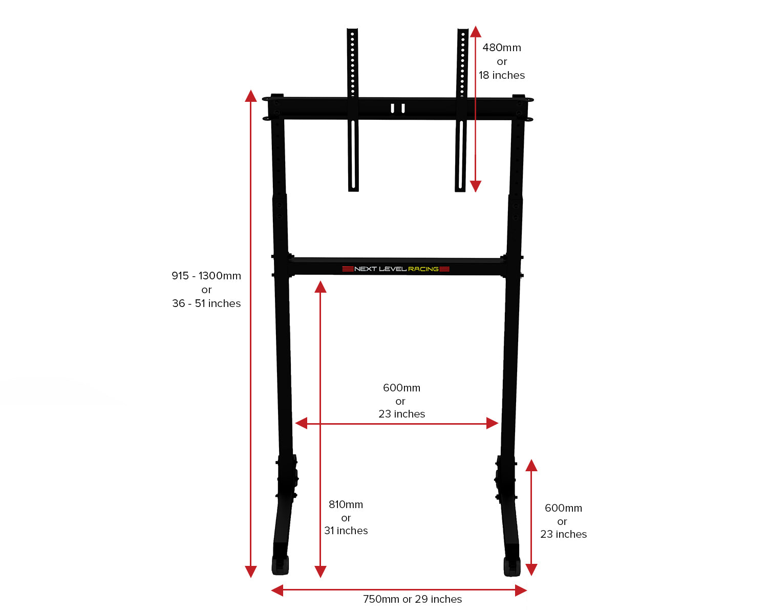 Next Level Racing free standing single monitor stand for sim racing