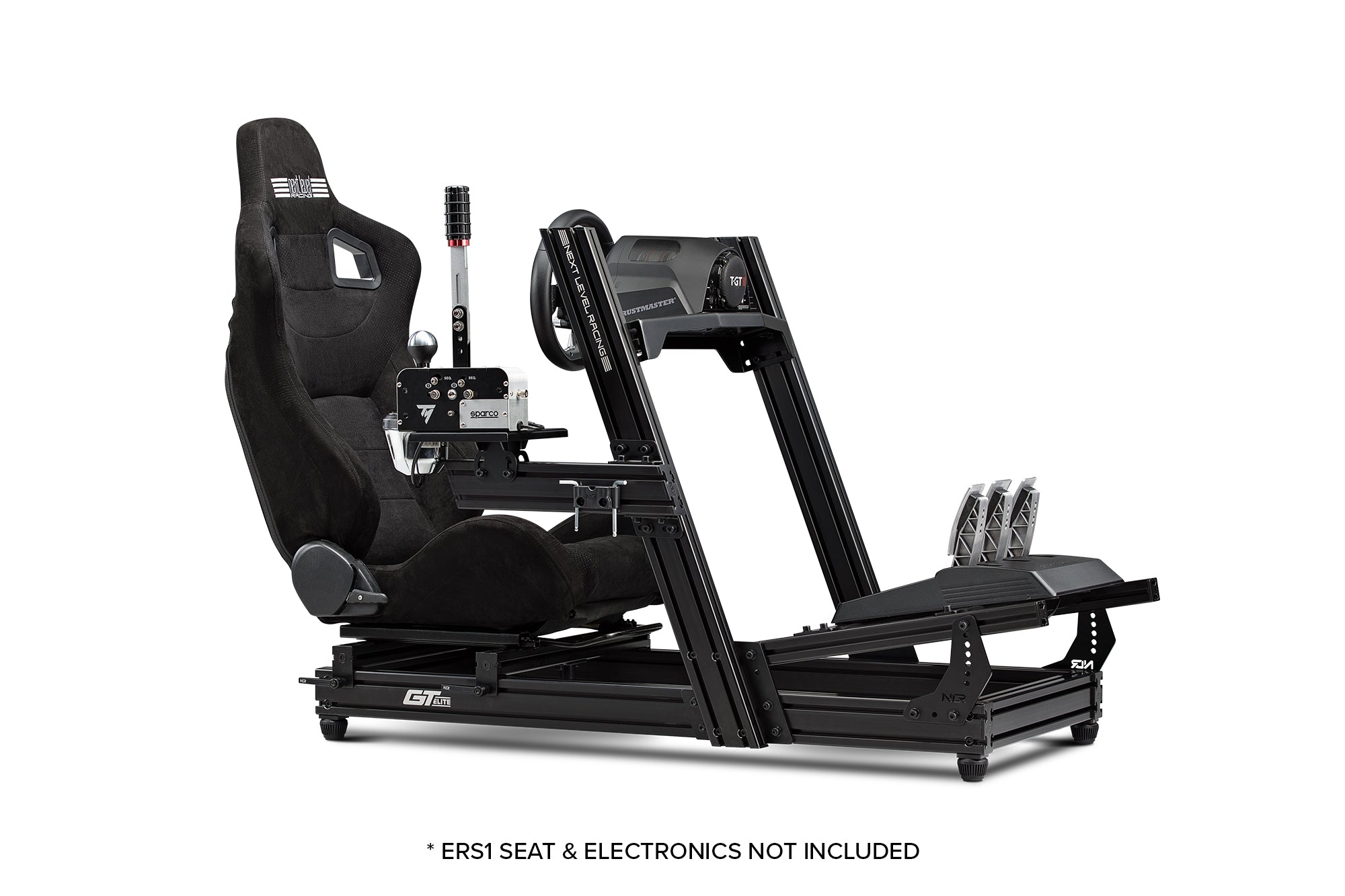 Next Level Racing GT Elite sim racing cockpit — wheel plate edition