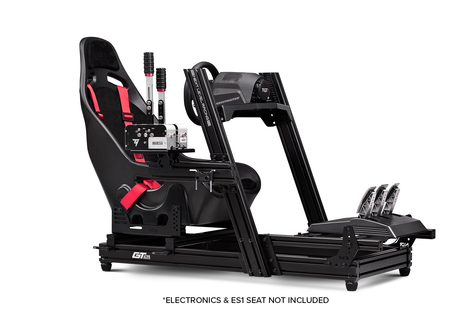 Next Level Racing GT Elite sim racing cockpit — wheel plate edition