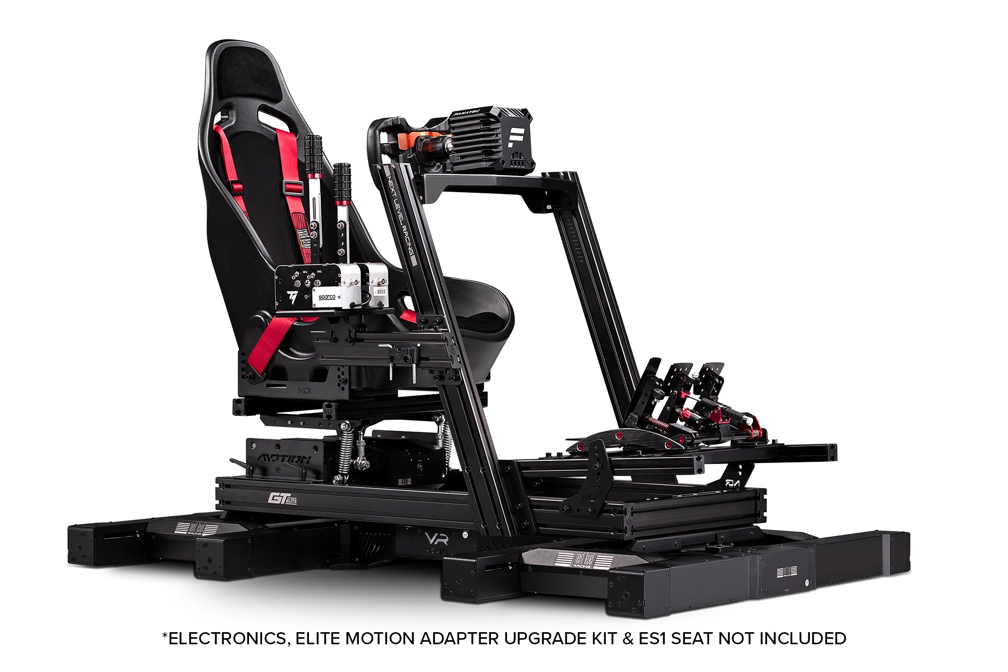 Next Level Racing GT Elite sim racing cockpit — wheel plate edition