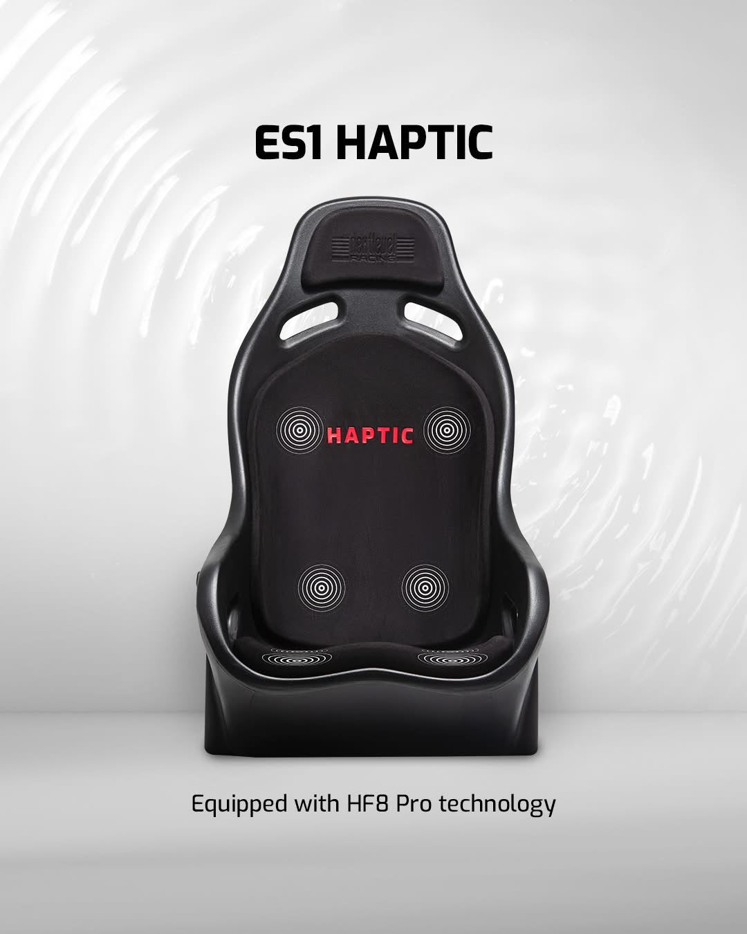Next Level Racing ES1 haptic feedback sim racing seat — tactile immersion system