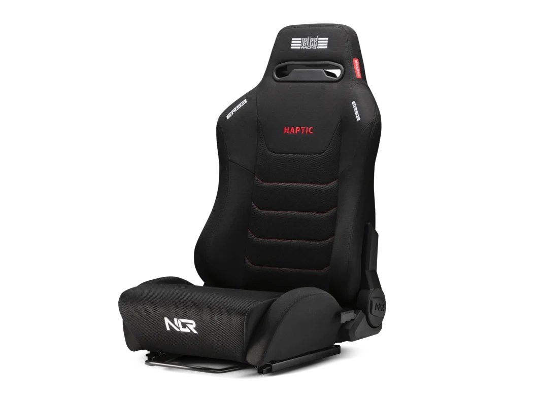 Next Level Racing ERS3 haptic feedback sim racing seat — immersive tactile simulation