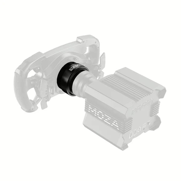 MOZA 70mm quick release adapter for sim racing wheel swap — MOZA wheelbase compatible