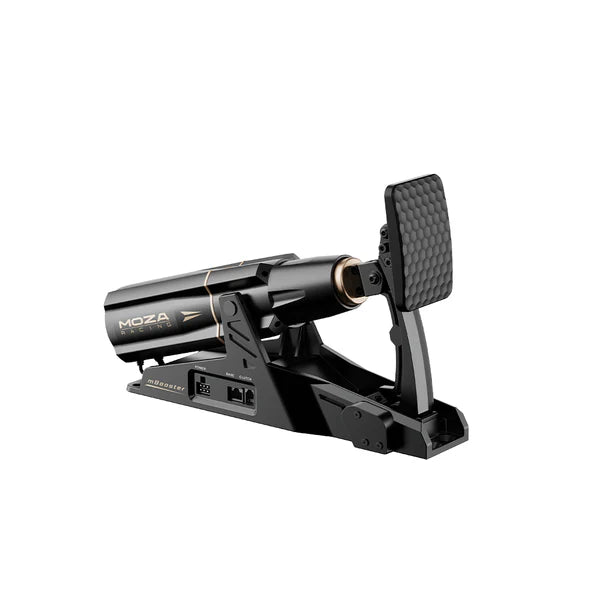 MOZA mBooster active brake pedal for sim racing — progressive resistance pedal