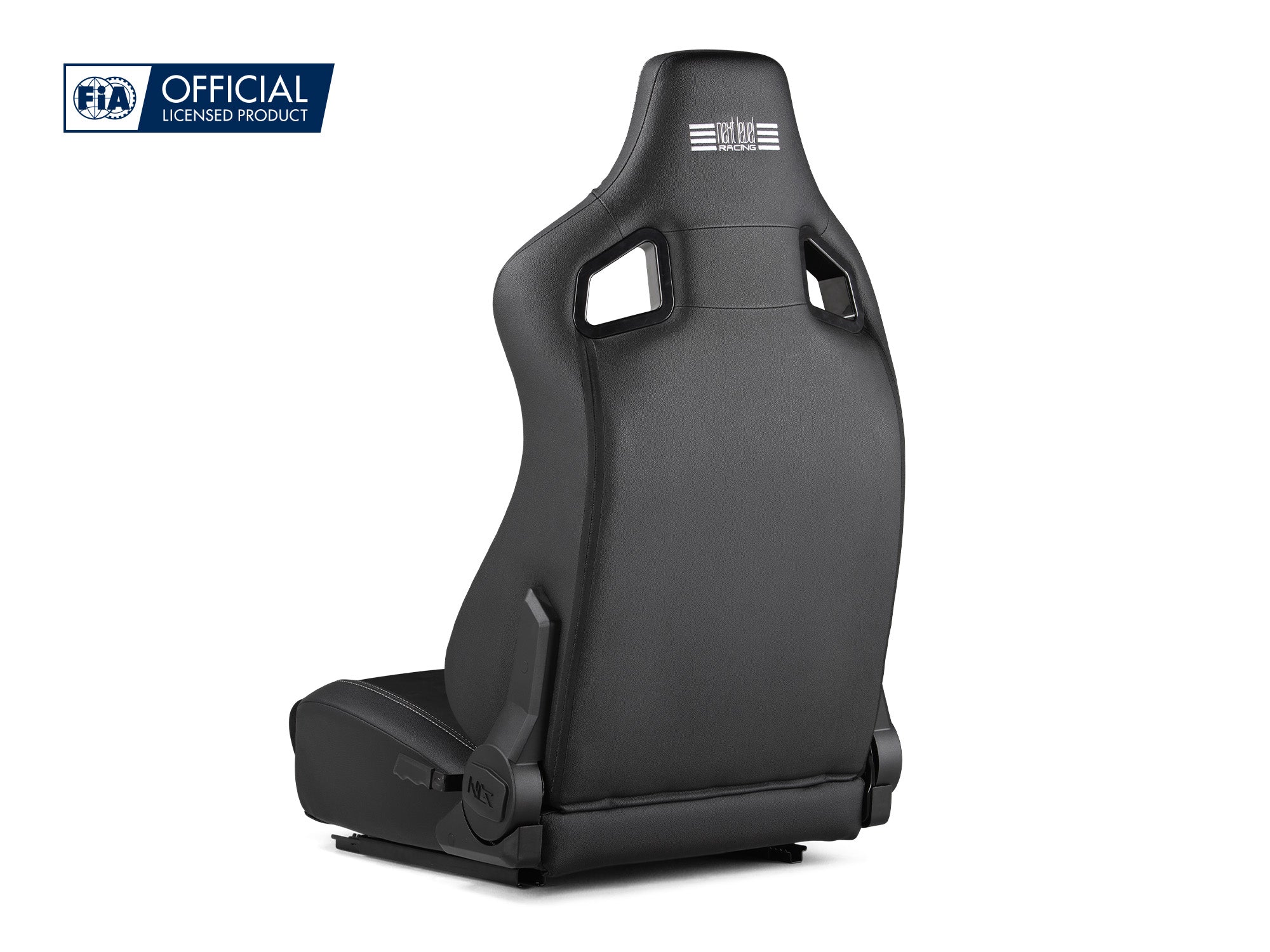 Next Level Racing ERS4 Elite reclining sim racing seat — PU leather and suede edition