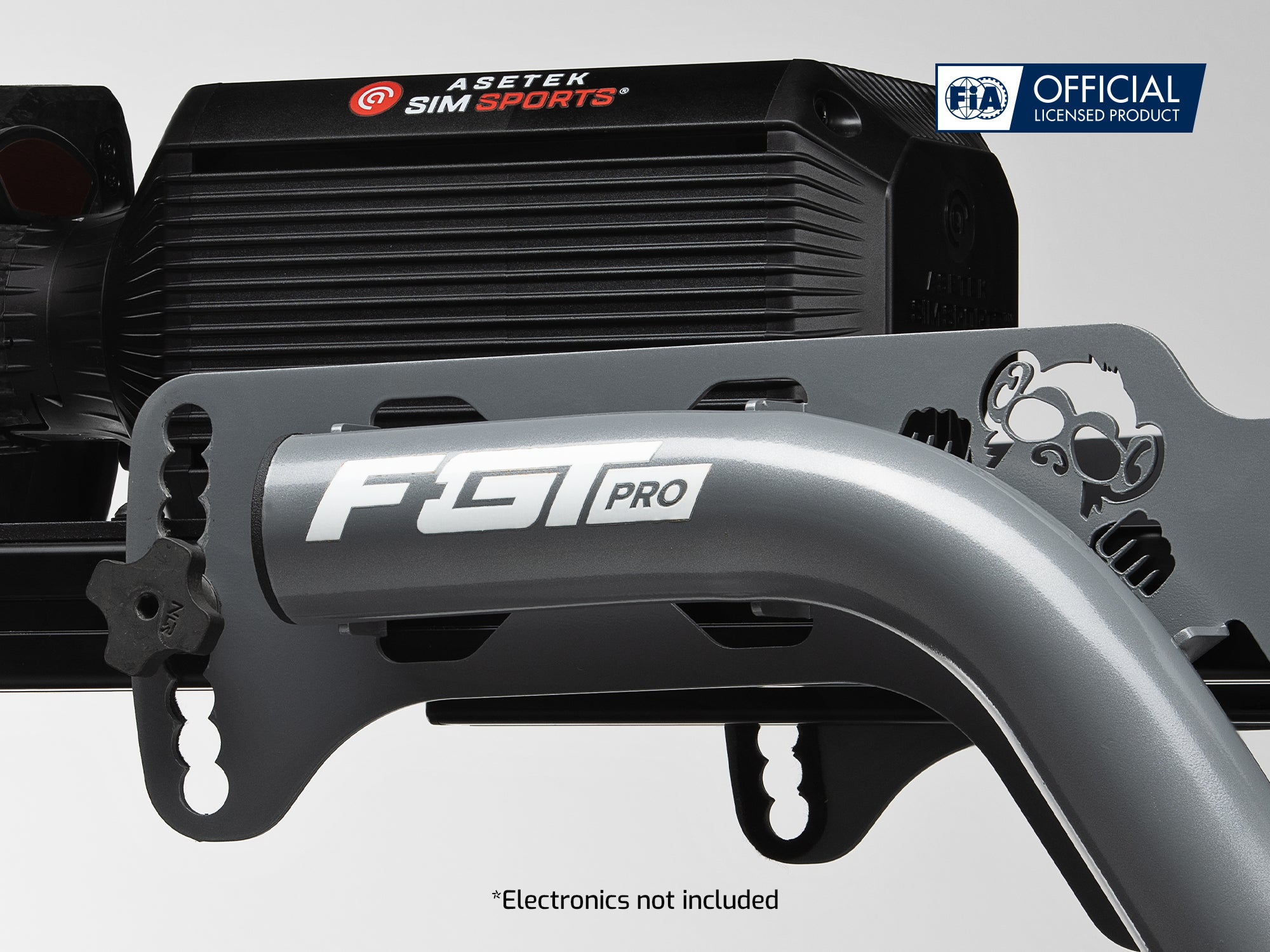 Next Level Racing F-GT Pro formula and GT sim racing cockpit — grey edition
