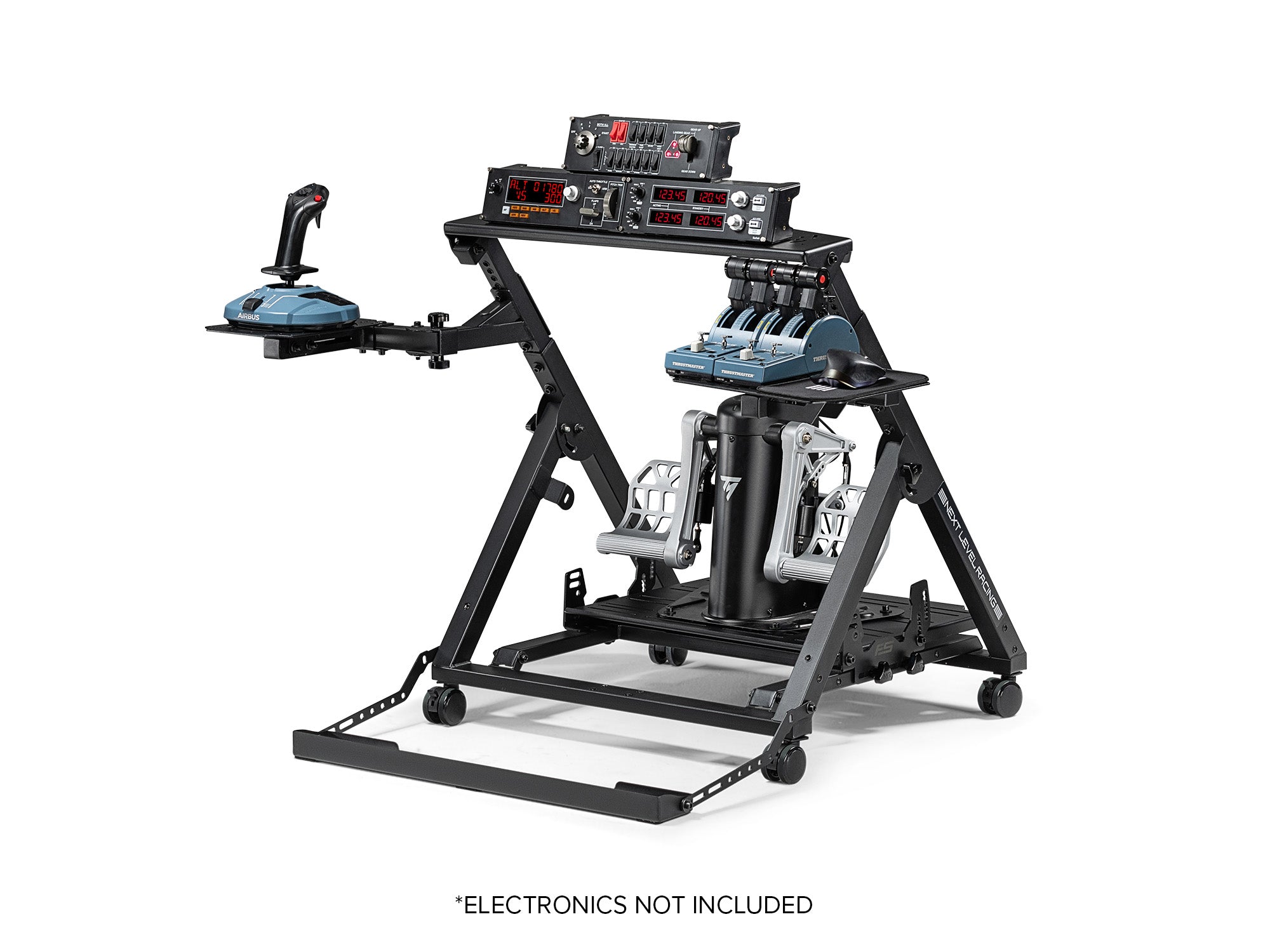 Next Level Racing Flight Stand Pro — adjustable flight simulator stand