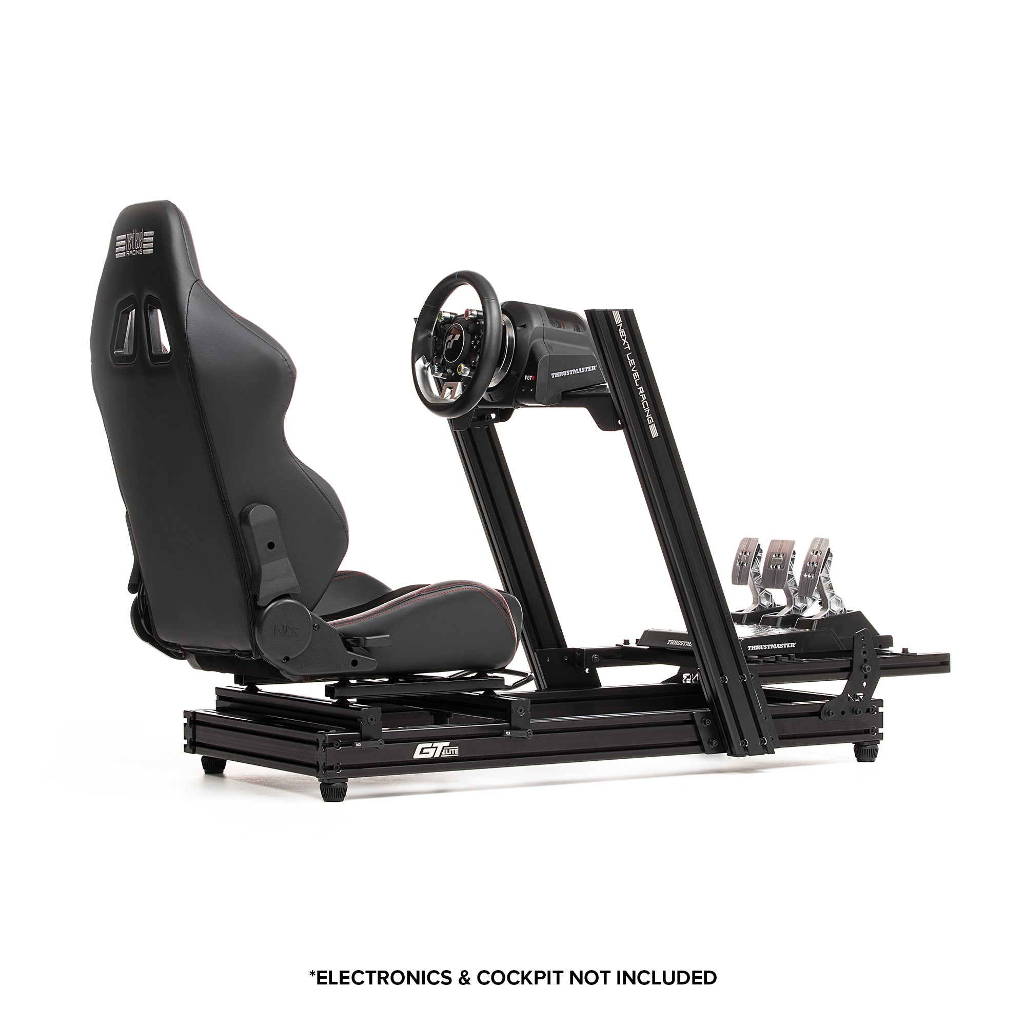 Next Level Racing GT Elite Lite sim racing cockpit — wheel plate edition