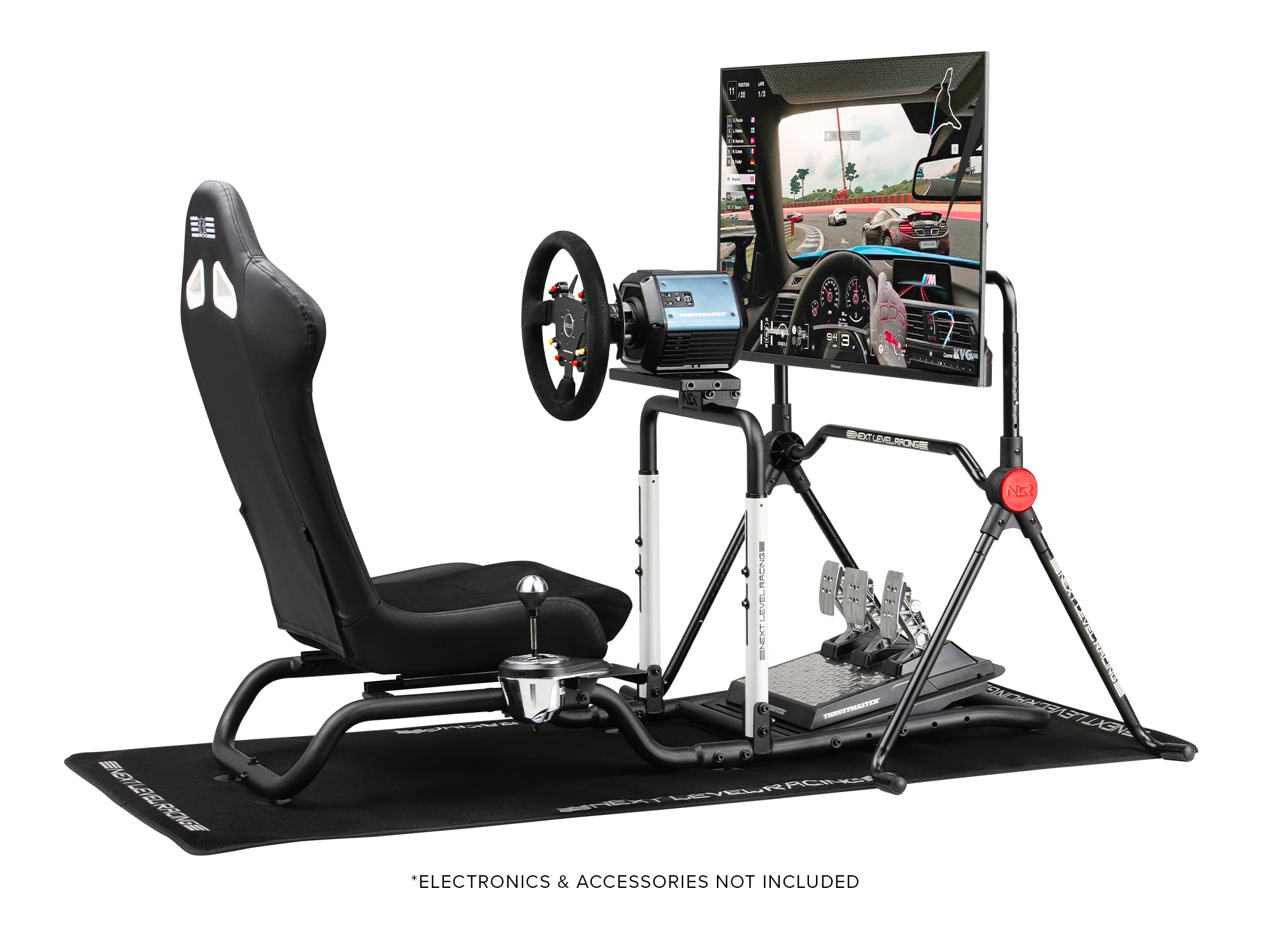 Next Level Racing Victory simulator cockpit — entry-level aluminium sim racing rig
