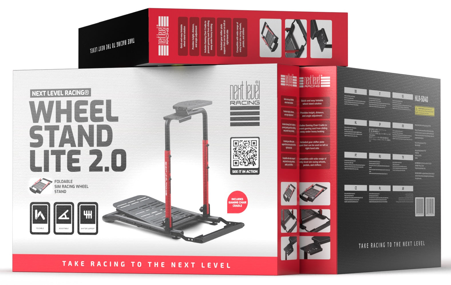 Next Level Racing Wheel Stand Lite 2.0 — compact sim racing wheel stand