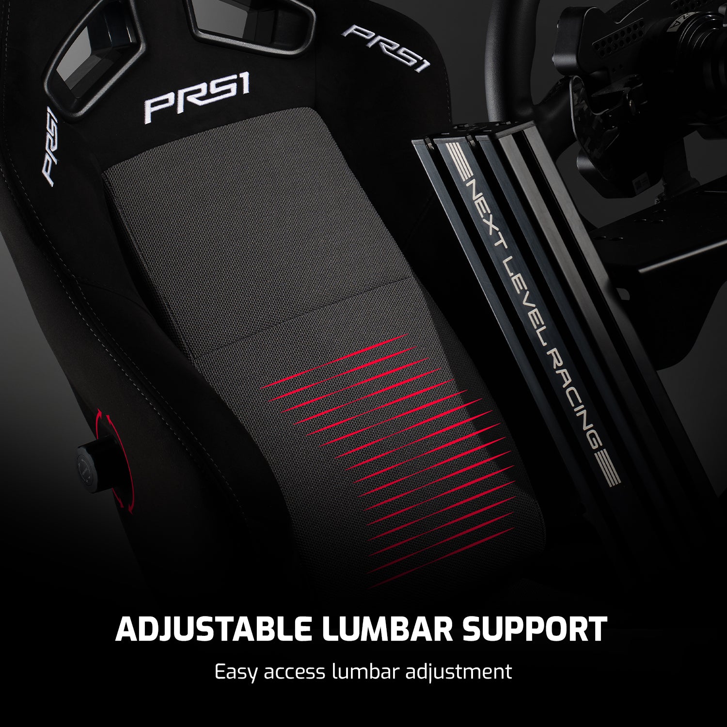 Next Level Racing PRS1 performance reclining sim racing seat