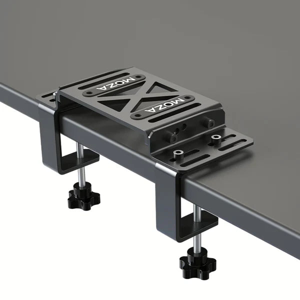 MOZA R9 table mounting bracket for sim racing wheelbase desk setup