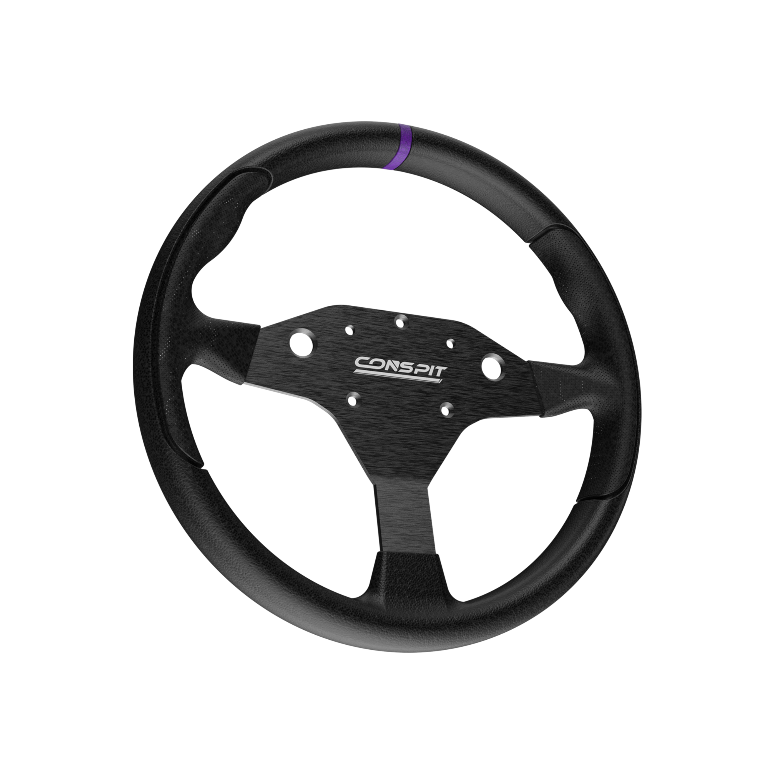 Conspit RX320 round sim racing wheel rim — 320mm diameter for DD wheelbases