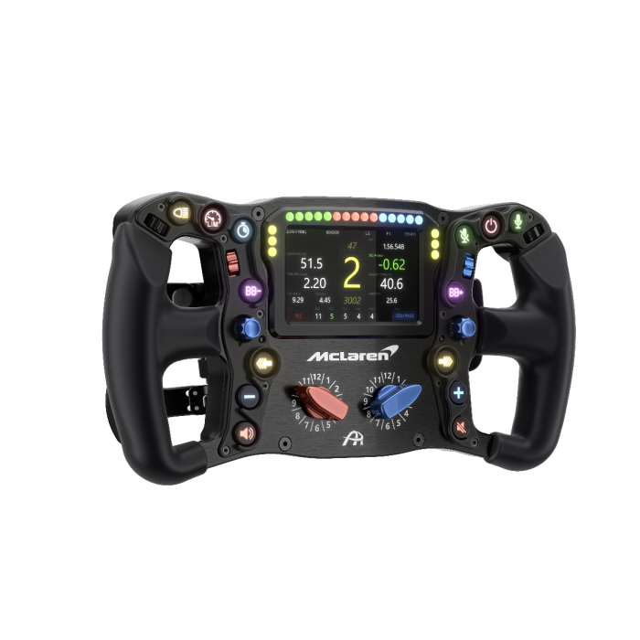 Ascher Racing McLaren Artura Ultimate USB sim racing steering wheel — officially licensed