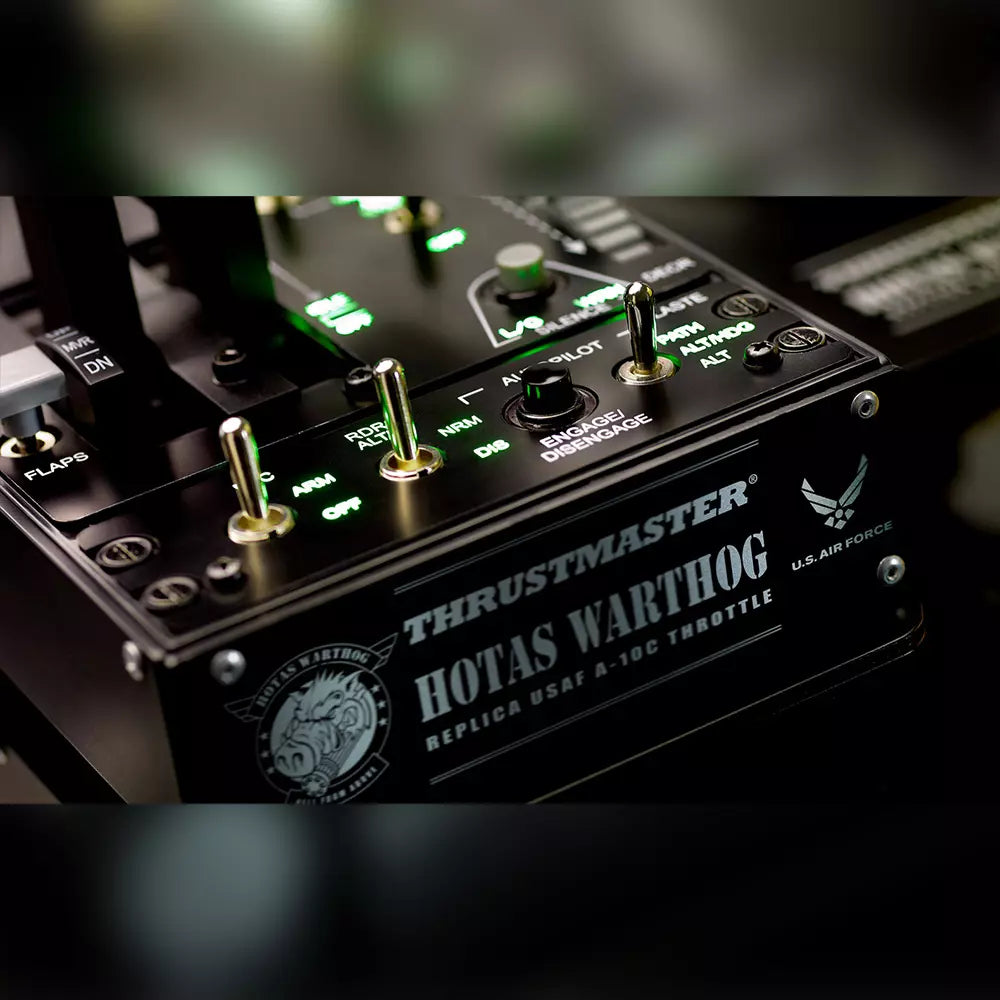 Thrustmaster HOTAS Warthog dual throttle for PC — A-10C replica all-metal throttle