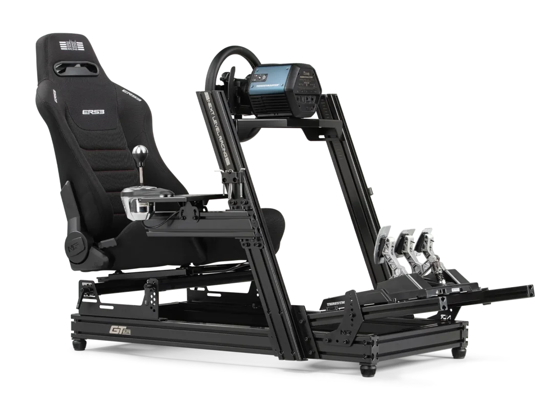 Next Level Racing ERS3 Elite Series reclining sim racing seat — fabric edition