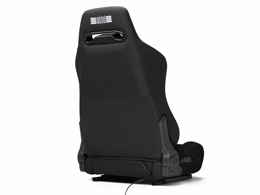 Next Level Racing ERS3 HyperCool ventilated sim racing seat — active cooling mesh design