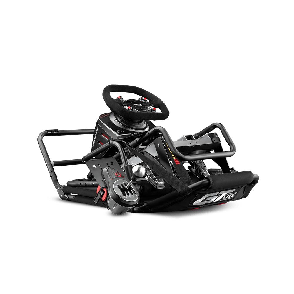 Next Level Racing GT Lite foldable simulator cockpit — compact space-saving sim rig