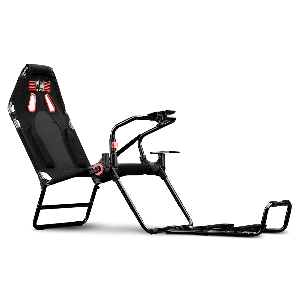 Next Level Racing GT Lite foldable simulator cockpit — compact space-saving sim rig