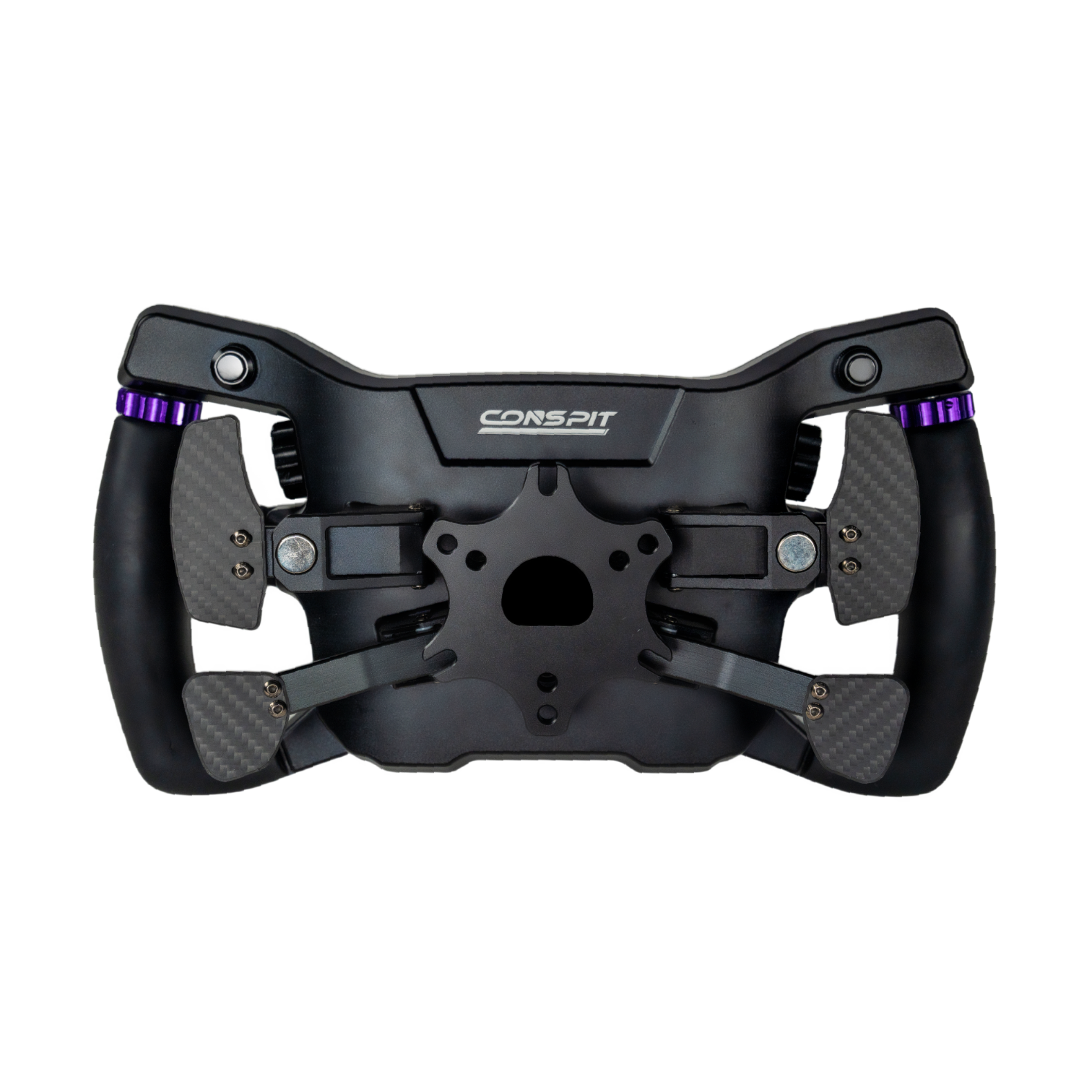 Conspit MAX 01 sim racing steering wheel — multifunction suede grip steering wheel