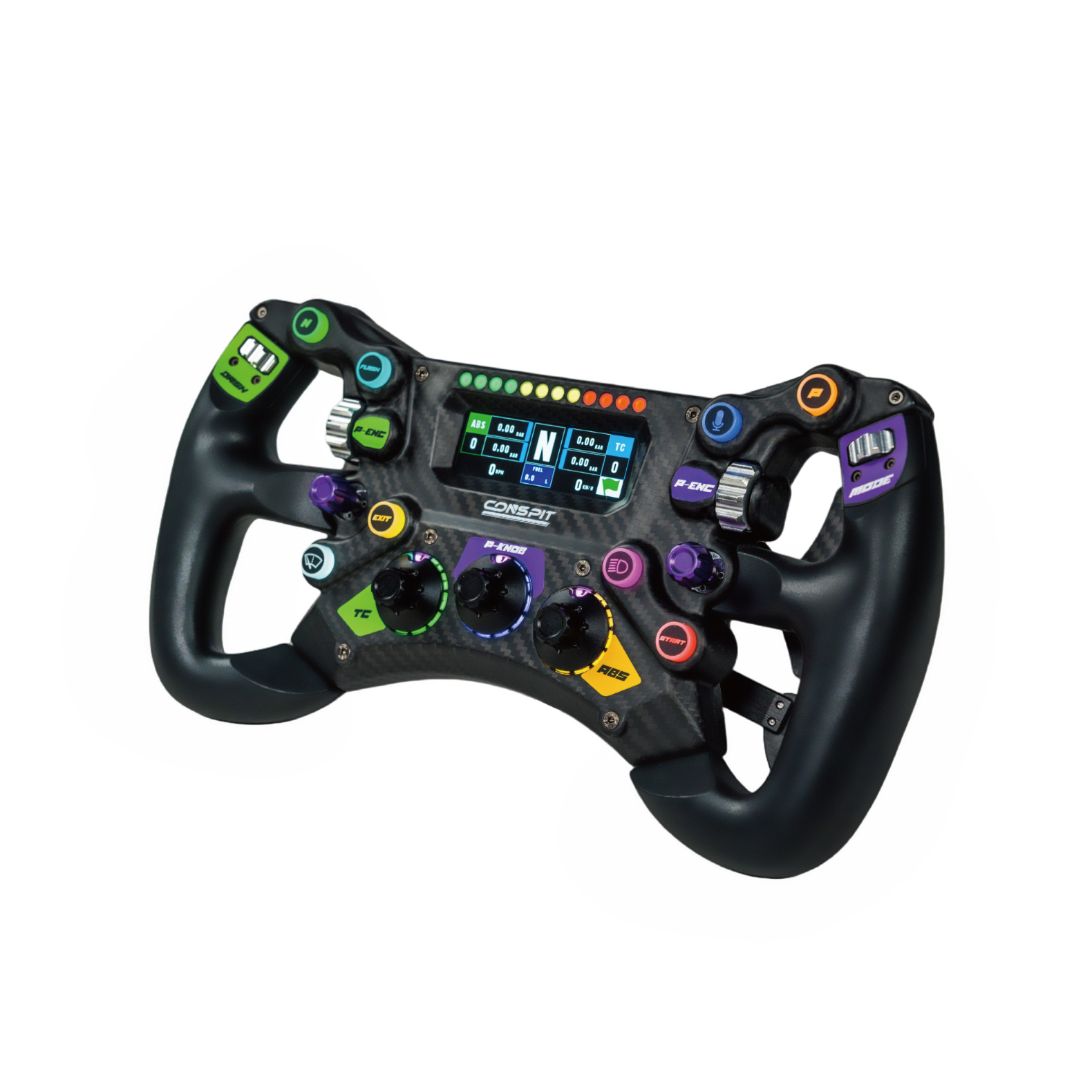 Conspit 300 GT sim racing steering wheel — 300mm GT-style ergonomic wheel