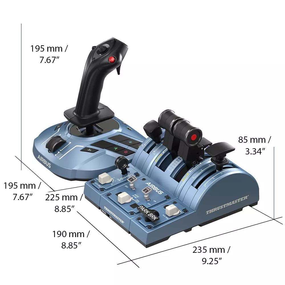 Thrustmaster TCA Captains Pack Airbus X Edition for Xbox and PC — civil aviation bundle