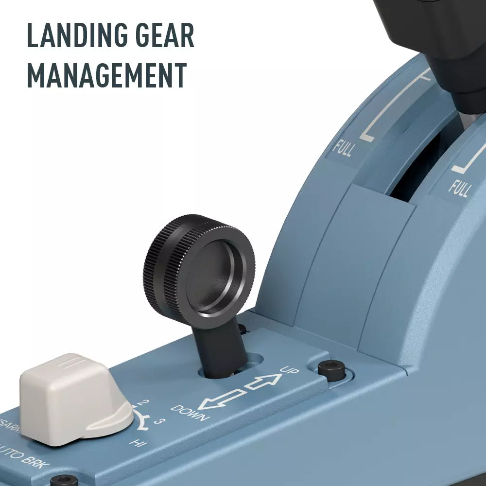 Thrustmaster TCA Quadrant Add-On Airbus Edition for PC flight sim expansion