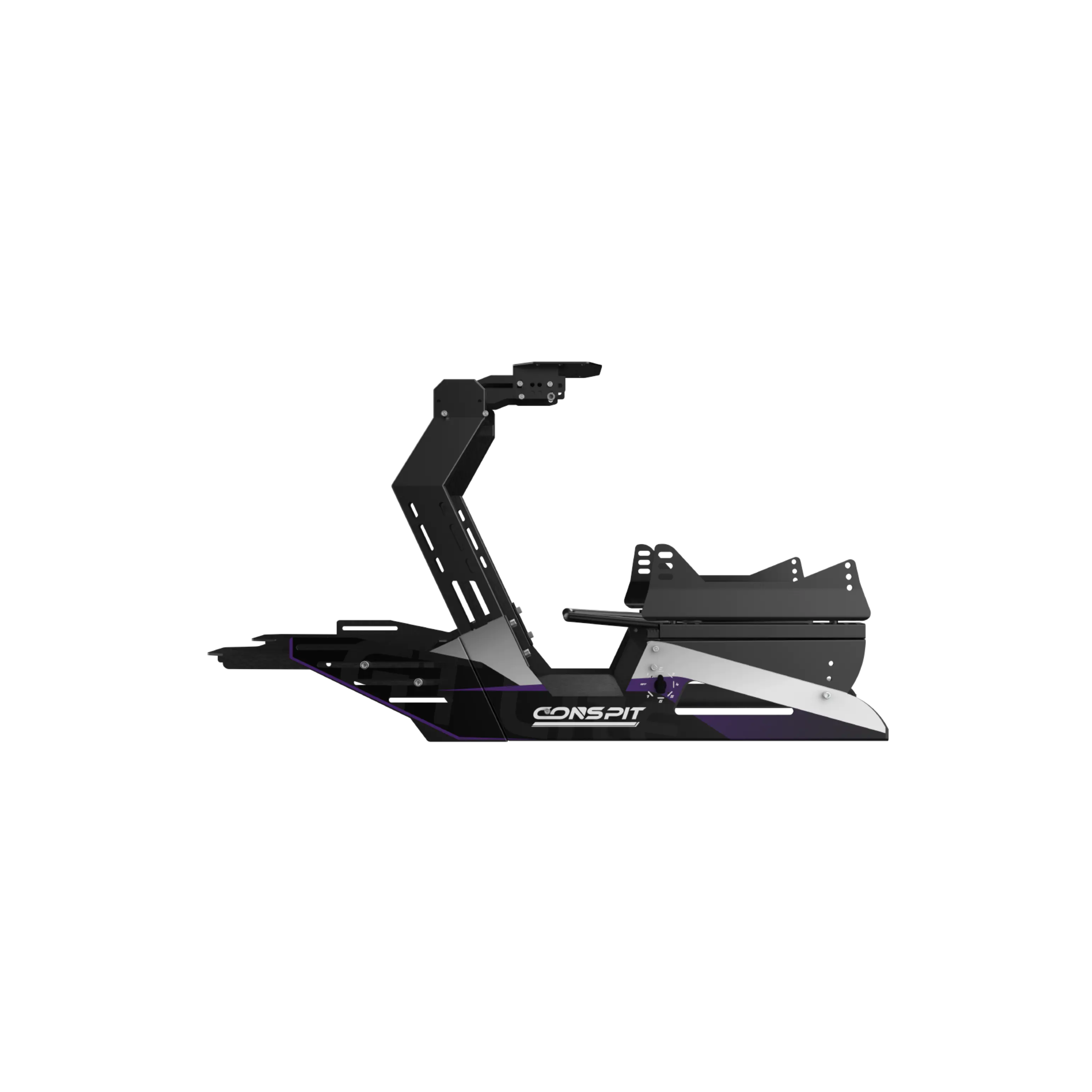 Conspit GT-Lite sim racing cockpit — rigid aluminum profile adjustable GT and formula rig