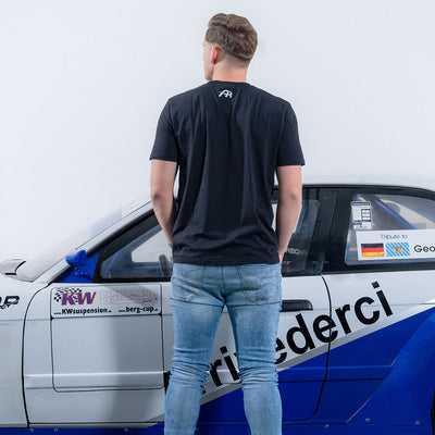 Ascher Racing Basic sim racing t-shirt — clean branded logo tee