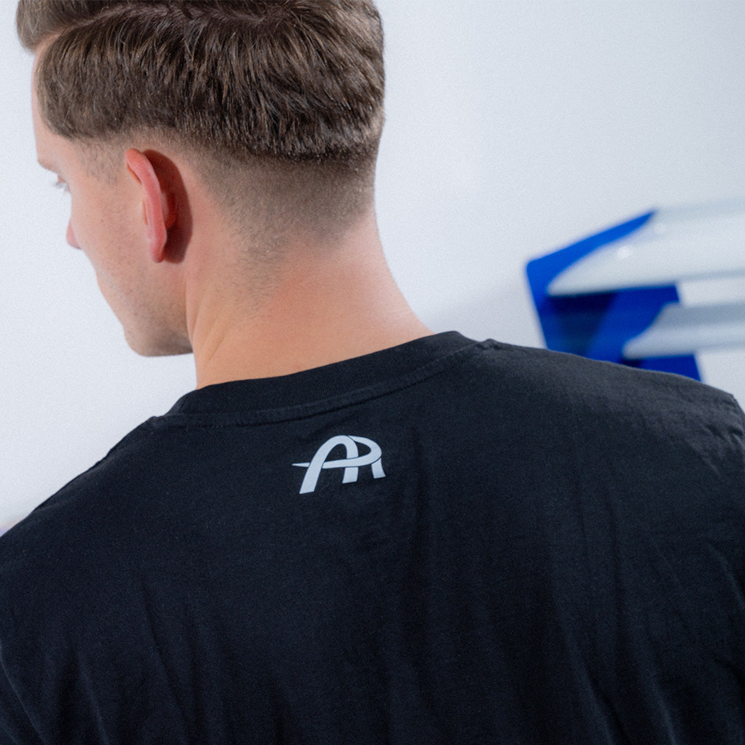 Ascher Racing Basic sim racing t-shirt — clean branded logo tee