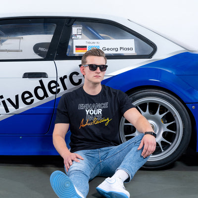 Ascher Racing Heat sim racing branded t-shirt — unisex short sleeve