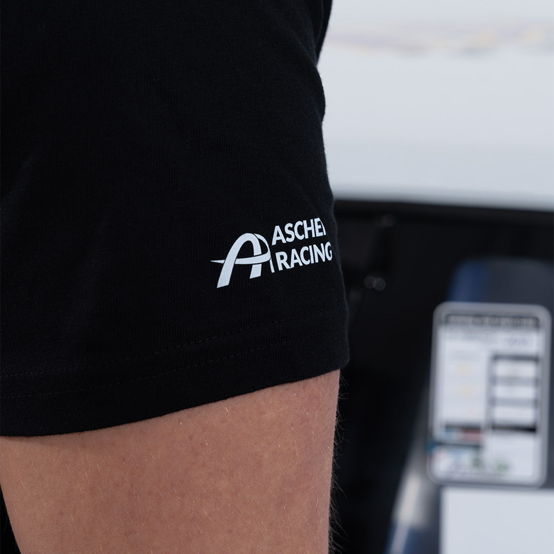 Ascher Racing Heat sim racing branded t-shirt — unisex short sleeve