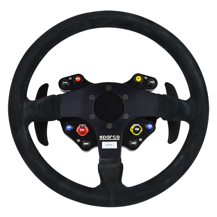 Ascher Racing B16M-USB sim racing wheel hub — medium 16-button USB hub