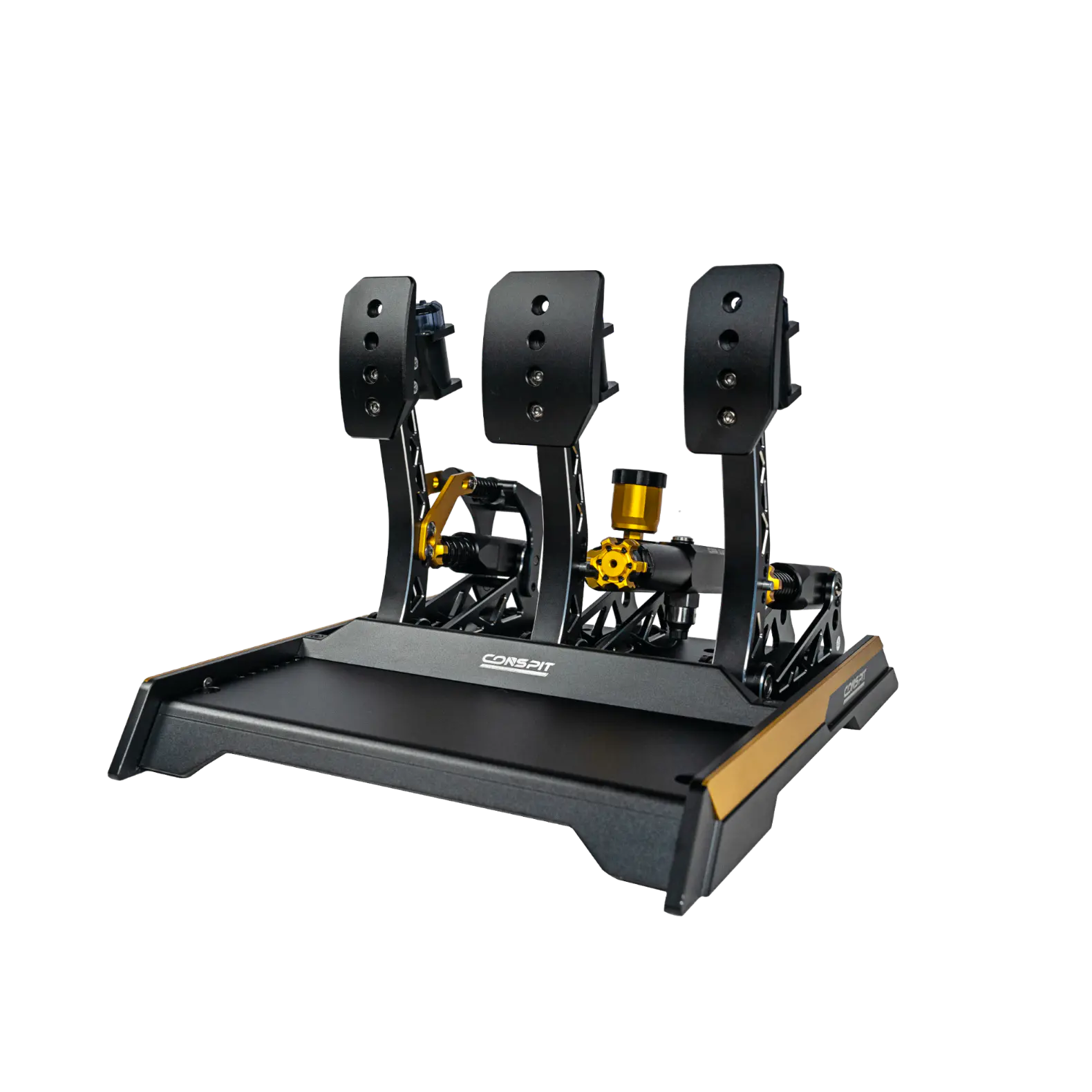 Conspit CPP EVO sim racing pedals — hydraulic load cell race-specification pedals