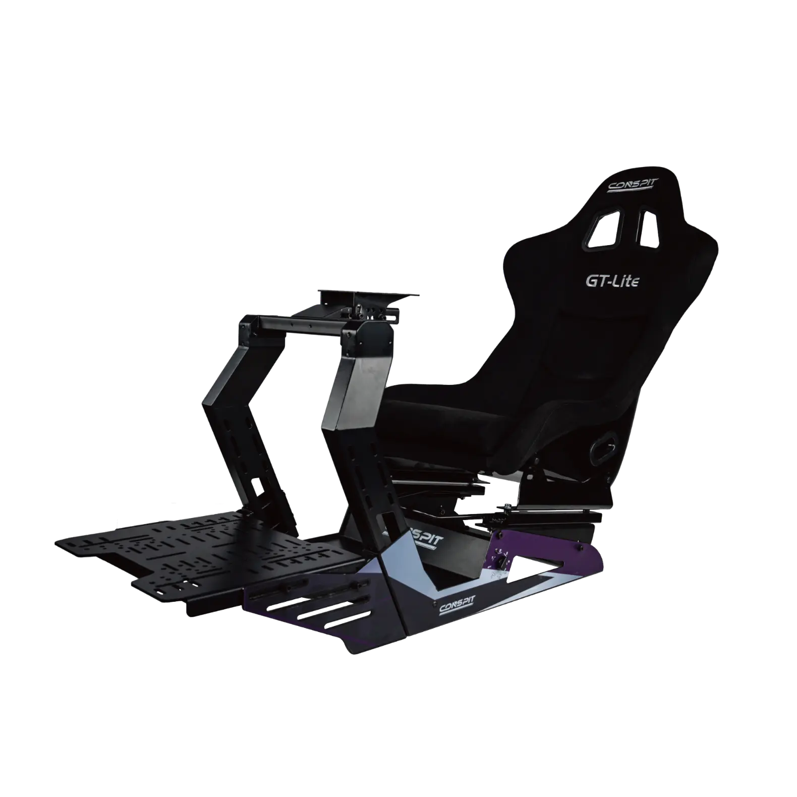 Conspit GT-Lite sim racing cockpit — rigid aluminum profile adjustable GT and formula rig