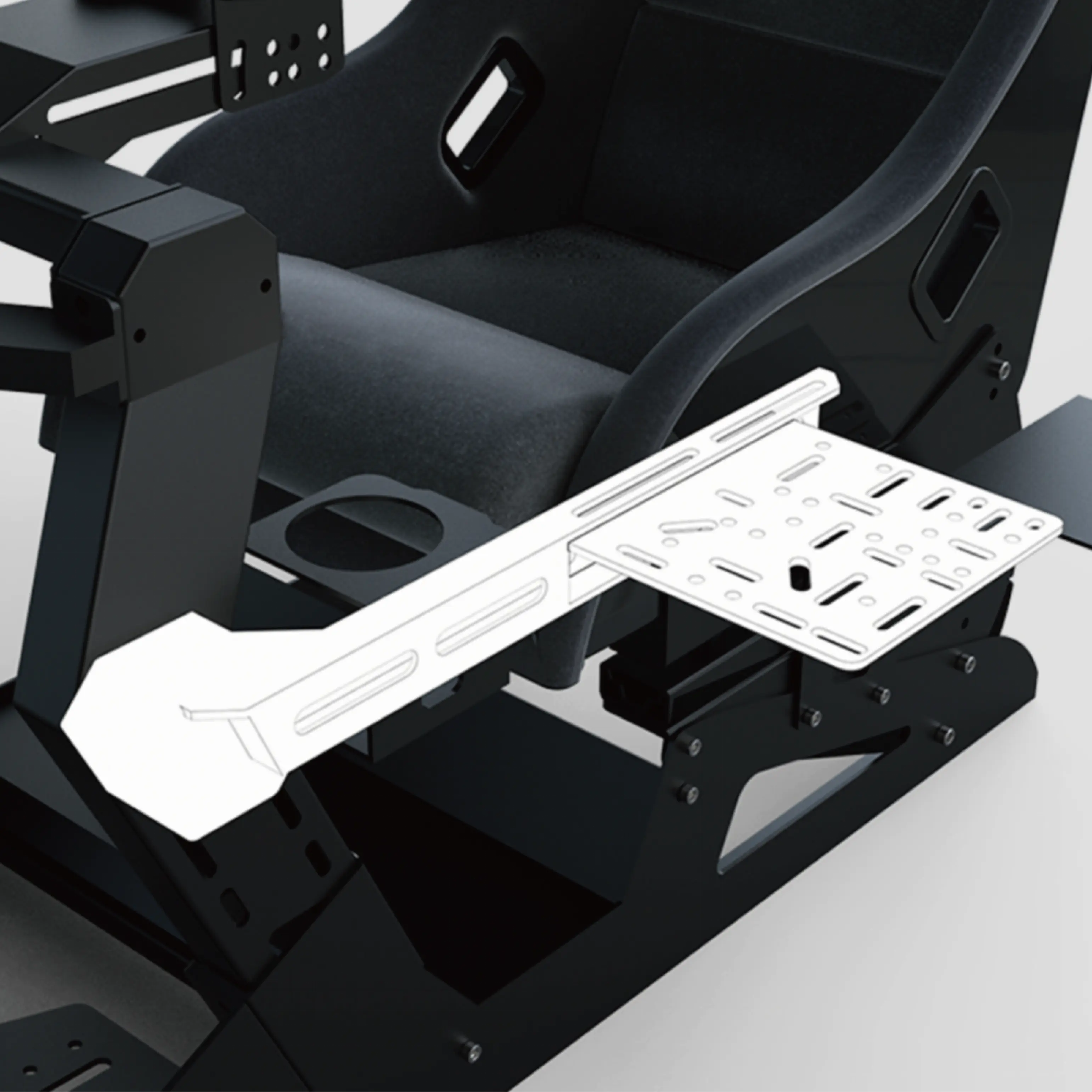 Conspit GT-Lite sim racing cockpit — rigid aluminum profile adjustable GT and formula rig
