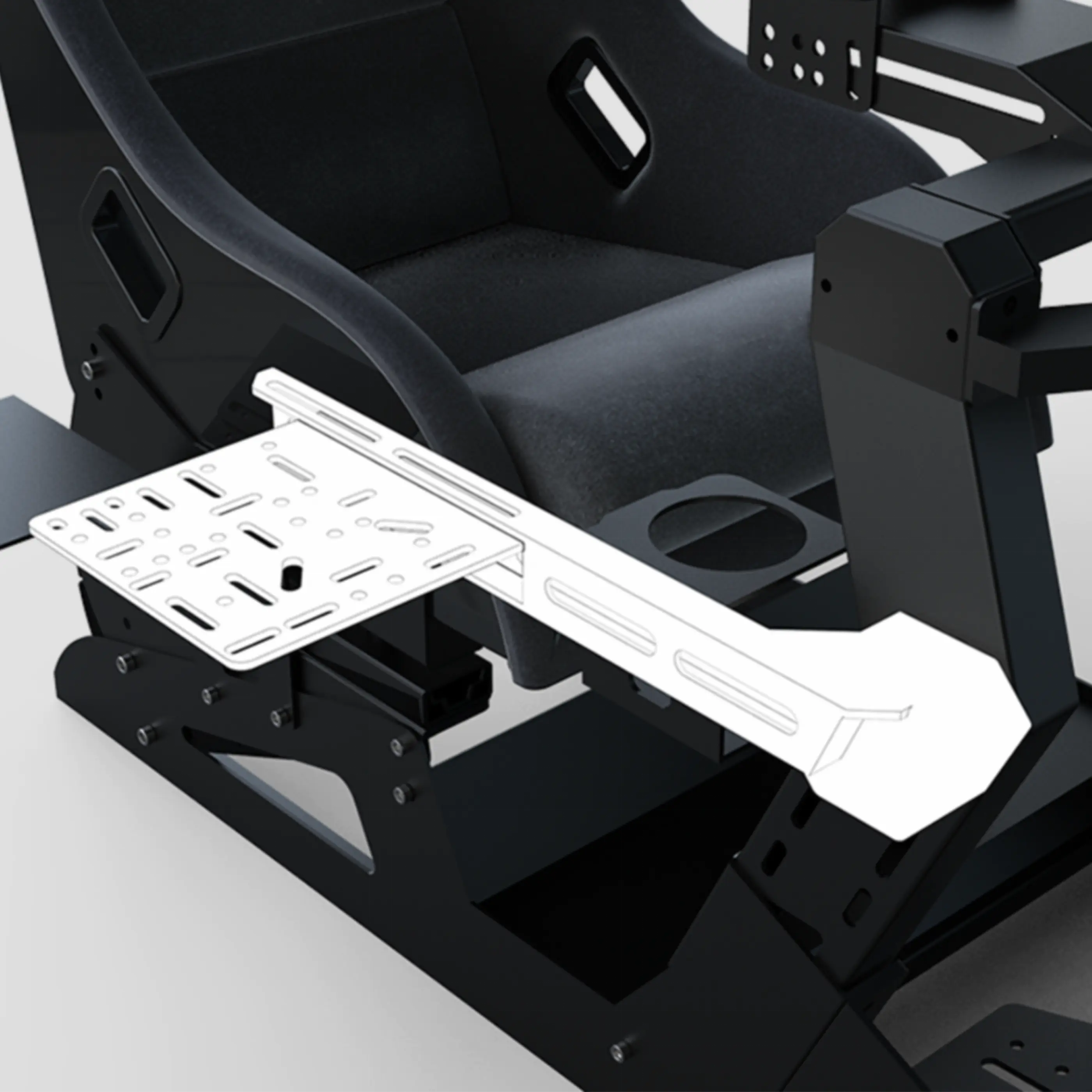 Conspit GT-Lite sim racing cockpit — rigid aluminum profile adjustable GT and formula rig