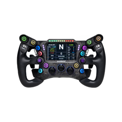 Conspit 290 GP formula sim racing steering wheel — 290mm carbon fiber open-face design