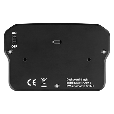 Ascher Racing 4 and 5 inch sim racing dashboards — compact telemetry display
